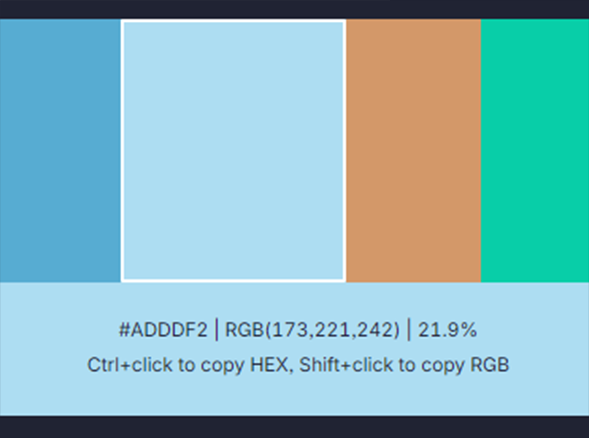 Quick copy color values